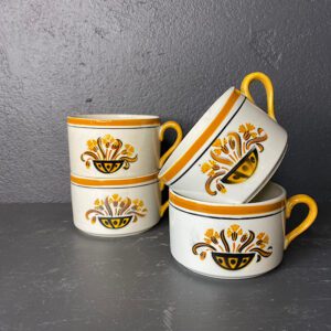 Criel Montereau kaffekopper fra Bellevue vintage