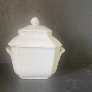 Antik sucriere i jernporcelæn fra Bellevue Vintage