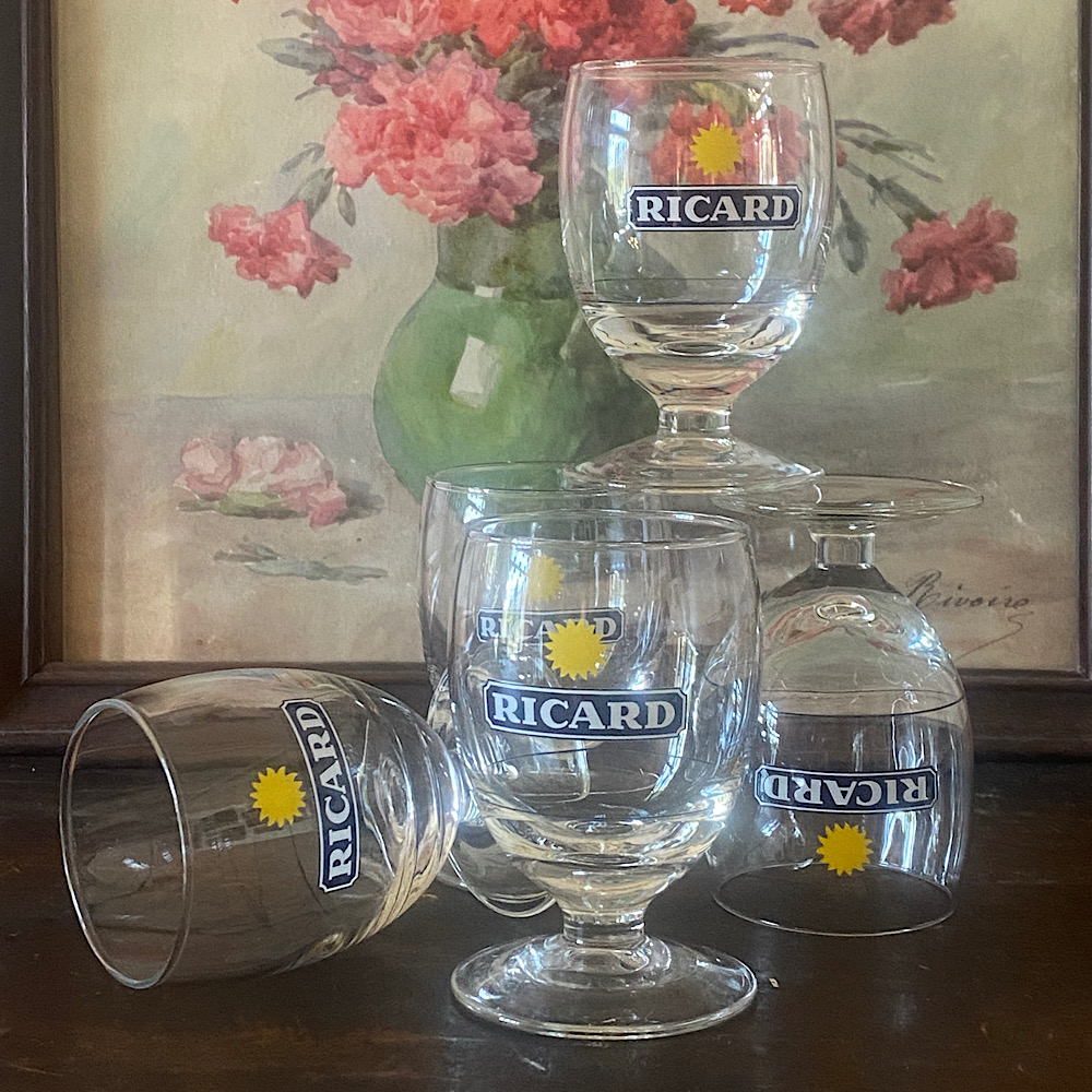 Set 6 Bicchieri Ricard Pallone Tondo – Modello Nuovo Con Caraffa