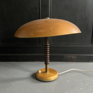 Fransk champignon bordlampe fra 20'erne fra Bellevue Vintage