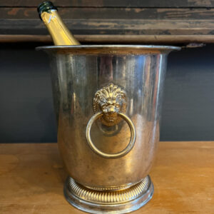 Champagnekøler fra 40'erne med løvehoveder -Bellevue Vintage