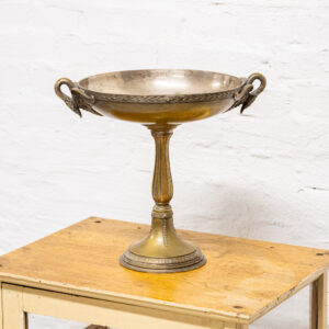 French bronze pedestal with carvings
