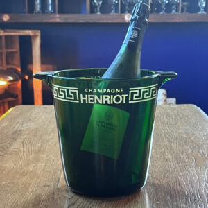 Henriot champagnekøler i grøn glas