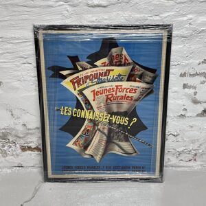 Fransk kortplakat Les Connaissez-Vous