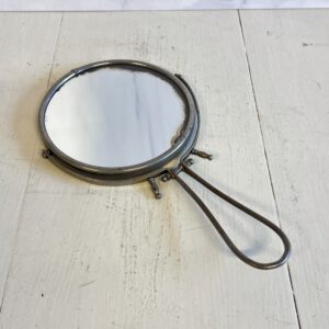 Antik fransk makeup spejl med patina