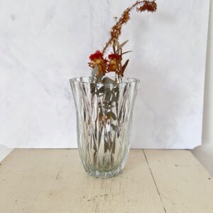 Fransk vase i krystal