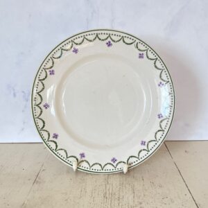 Fransk tallerken model Violetta i fajance