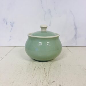Fransk lille grøn skål med låg fra Villeroy & Boch