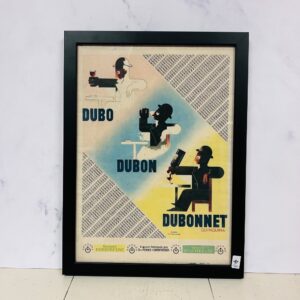 Fransk Dubonnet plakat i ramme
