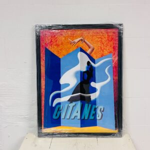 Indrammet fransk Gitanes plakat